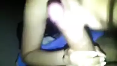 Indian slut giving me a blowjob in her uni halls