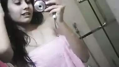 Charming Desi wife takes porn pictures of herself to send to lover
