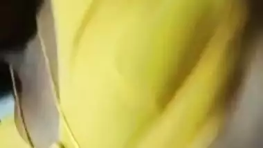 Tamil horny aunty showing her boobs with audio
