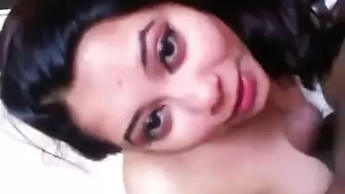 Large melons college girl enjoys hardcore sex with her boyfriend