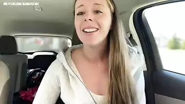 Day in the life of a Camgirl! Testing new toys in the DRIVE THRU + MALL! So Many Orgasms!!