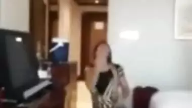 Paki female dance but GF shows off XXX boobs in amateur sex chudai porn