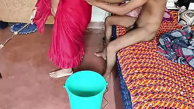 Cheating Husband Persuades Maid To Fuck While...