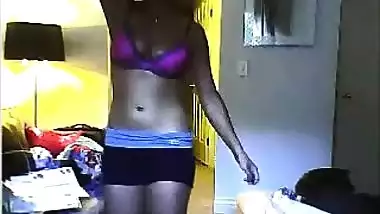 Desi babe won't deny XXX chance to show off her boobs and masturbate