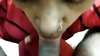 Desi wife nicly blowjob