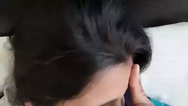 Young girl enjoys cock sucking in the Indian sex video
