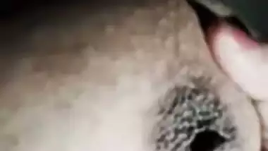 Dark nipples bhabhi nude private cam show at night