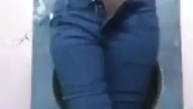 Legal age teenager unshaved love tunnel gal stripping exposed MMS movie scene for her lover