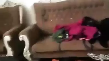 An old man enjoys two whores together in an xxx video