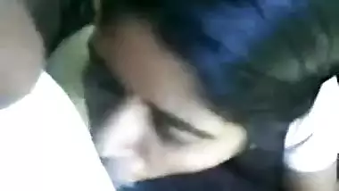 Indian girl oral-sex and Drinks Cum