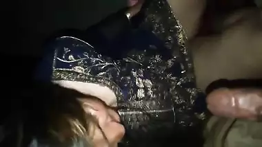 Thick XXX cock is in Desi wife's hungry mouth in first-person video