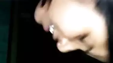 Kinky Indian village girl sucking dick of lover