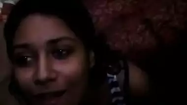 Desi girl sucking lover cock