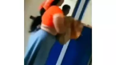 Indian aunty changing her clothes