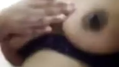 South Indian wife boobs showing selfie for boyfriend
