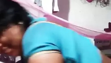 Mature village slut aunty riding dick of local customer