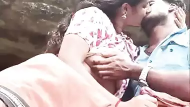Tamil outdoor sex of a girl sucking lover’s dick