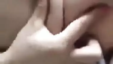 XXX model of Indian origin teases men gently massaging boobs