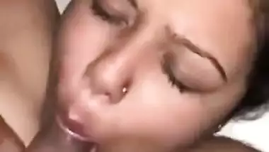 Shy chubby Desi girl gives a nice blowjob to her best friend MMS