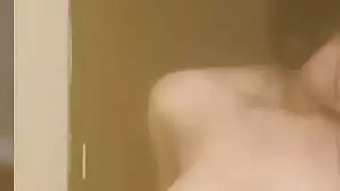 Desi girl shoots her riding porn in reverse cowgirl position
