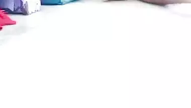 The man fucks his cousin hard in the Telugu porn