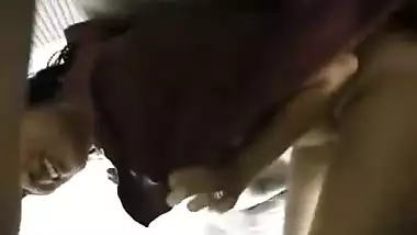 A sexy NRI porn video of a slut girl with a white guy