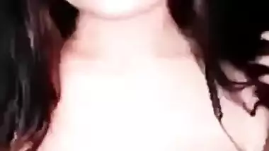 Famous insta Model AFSHAA New 13Min Premium Taking her Huge Boobs Out & Stripping Fully NUDE Playing with herself