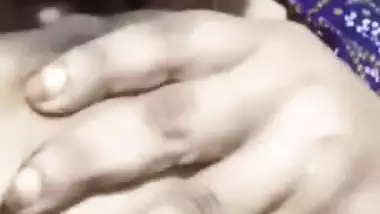 Long boobs girlfriend licking nipple viral video call