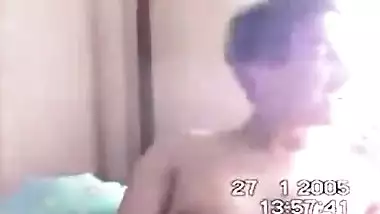 XXX sex video of a kinky couple recording their home sex session