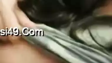 Boob flash is a good XXX surprise for the Indian hottie's lover