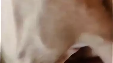 Boob squeezing and pussy rubbing of desi nude milf