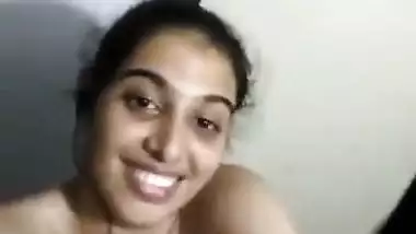 Selfie girl naked fingering with moans unseen video