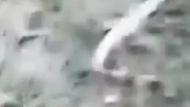 Two local boys fucking beauty village girl outdoor In bushes. Desi XXX mms